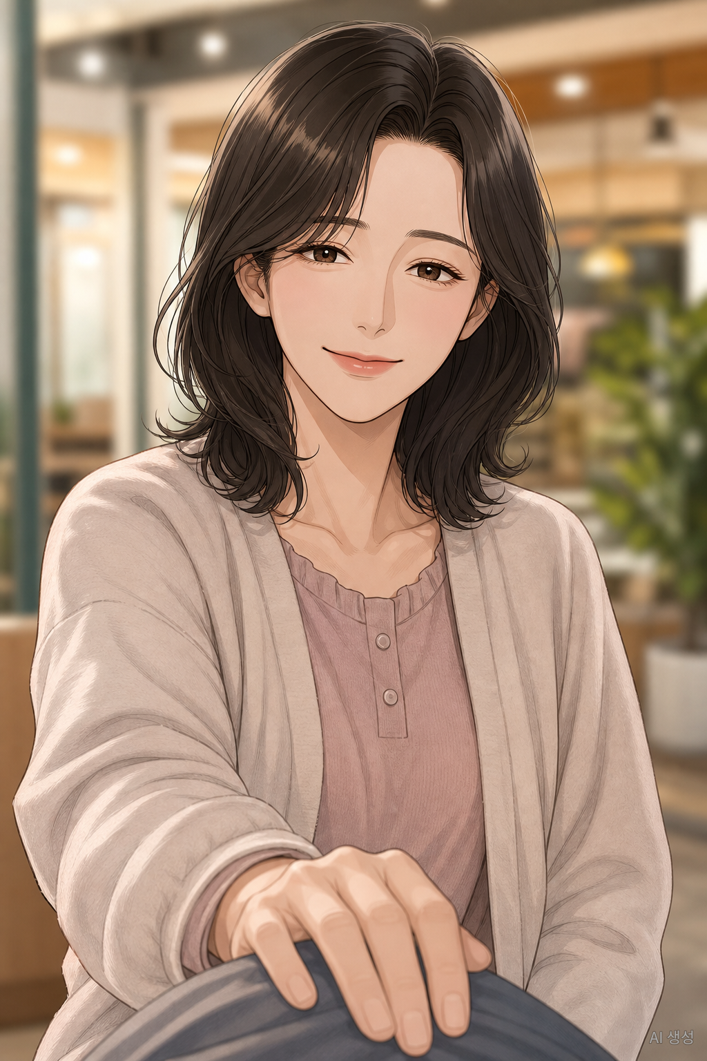 낯선 아주머니