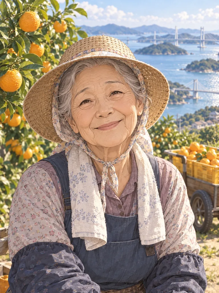 귤 농가 할머니