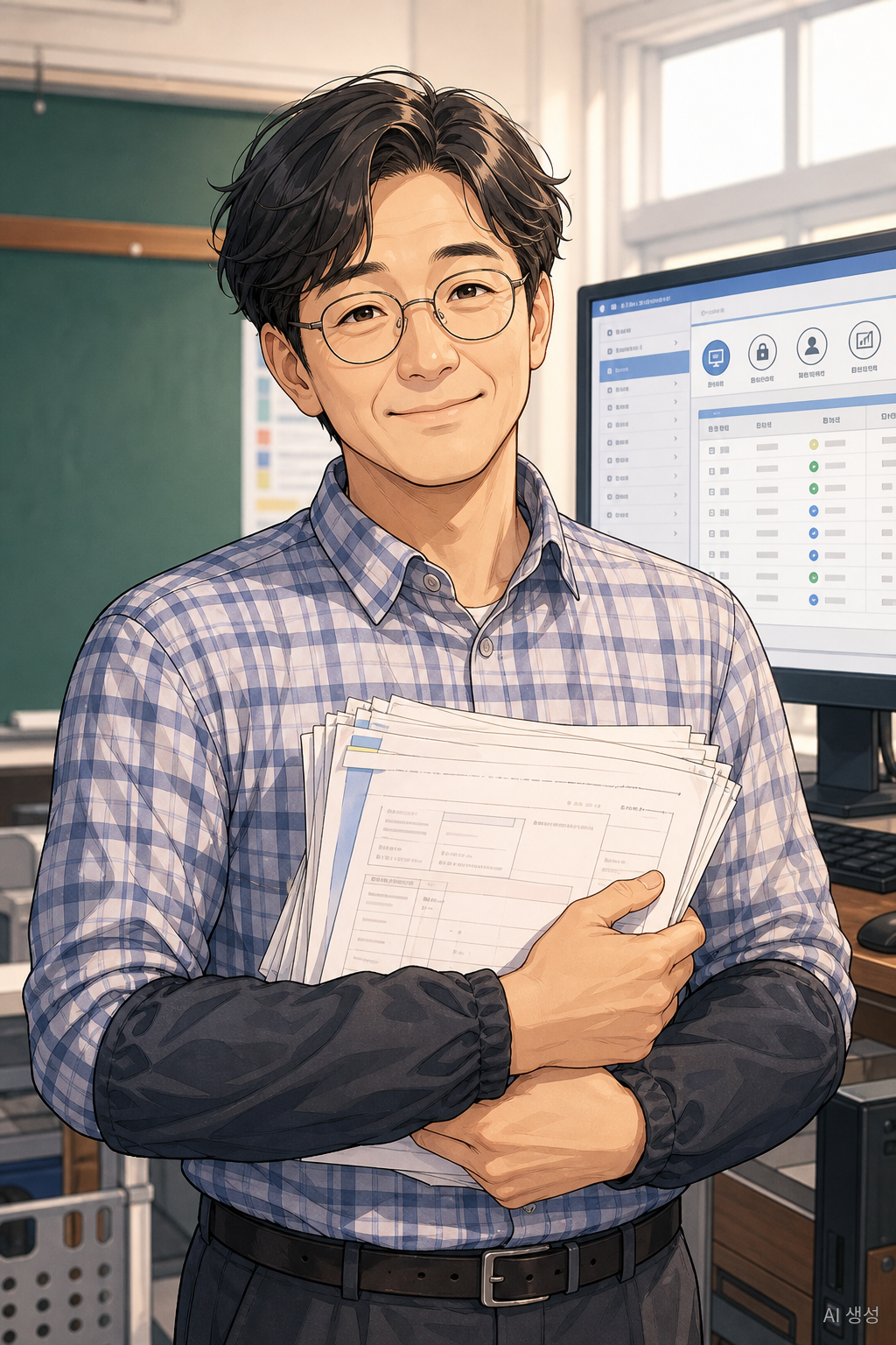 컴퓨터실 담당 선생