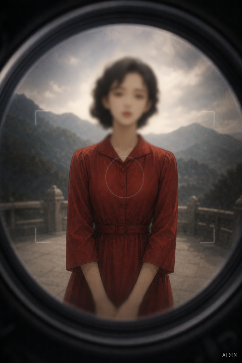 붉은 옷의 여인