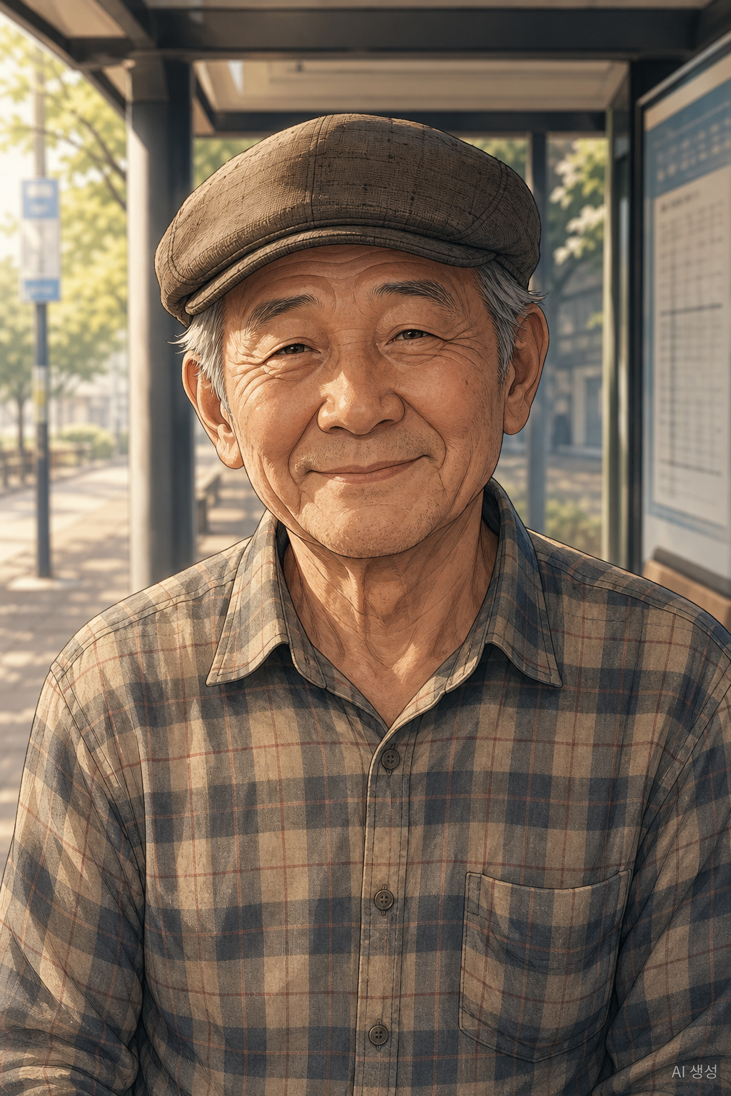 첫차 단골 '할아버지'