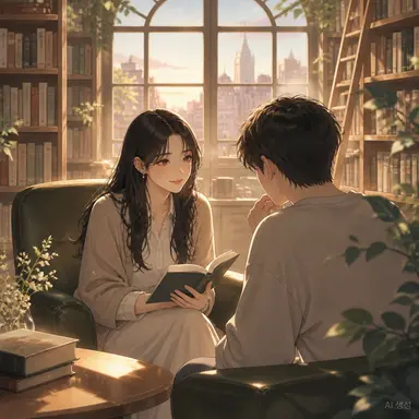 도서관 문학 섹션 — 조용한 약속