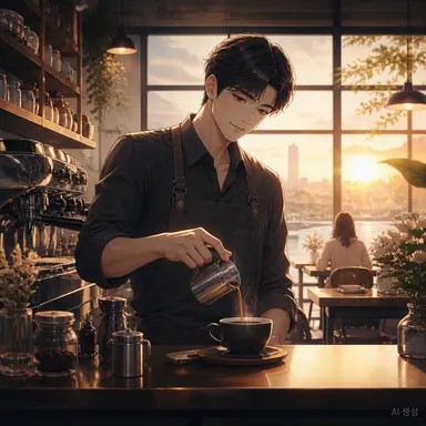 카페 '새벽' — 아침의 정의