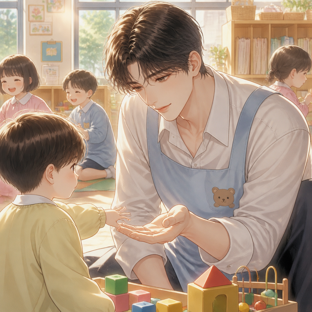 보육실의 손, 따뜻한 손길
