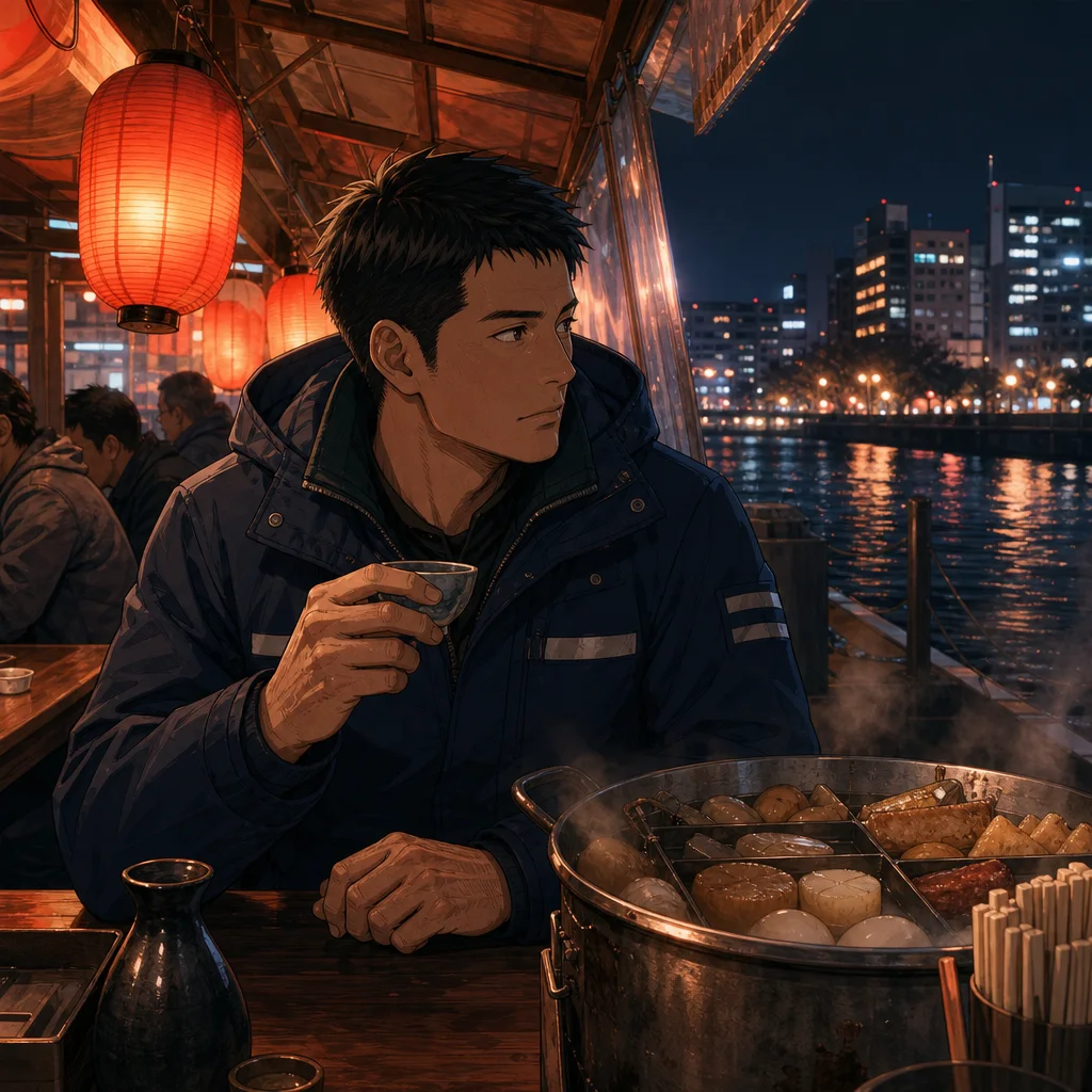오뎅 포장마차 — 아츠칸 두 홉의 겨울