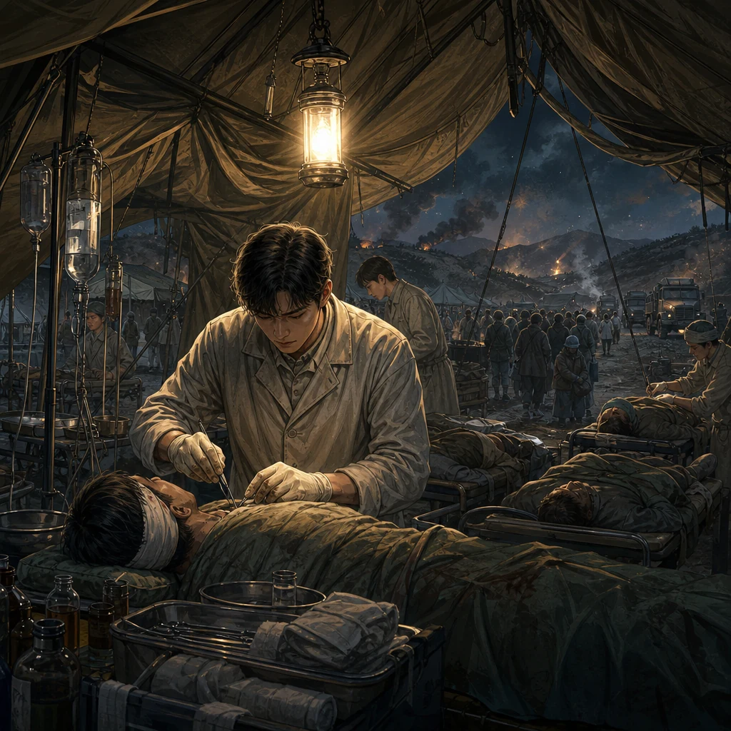 1950 — 전선의 야전병원으로 간 외과의
