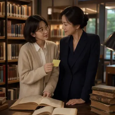 도서관의 두 사서