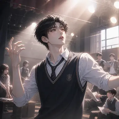 무대 위의 조명