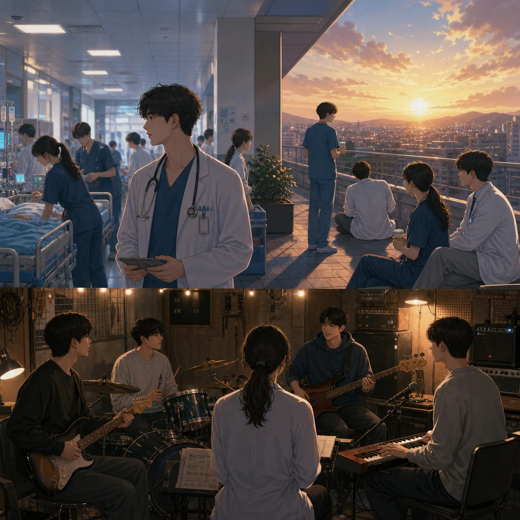 율제병원 — 다섯 친구의 당직표