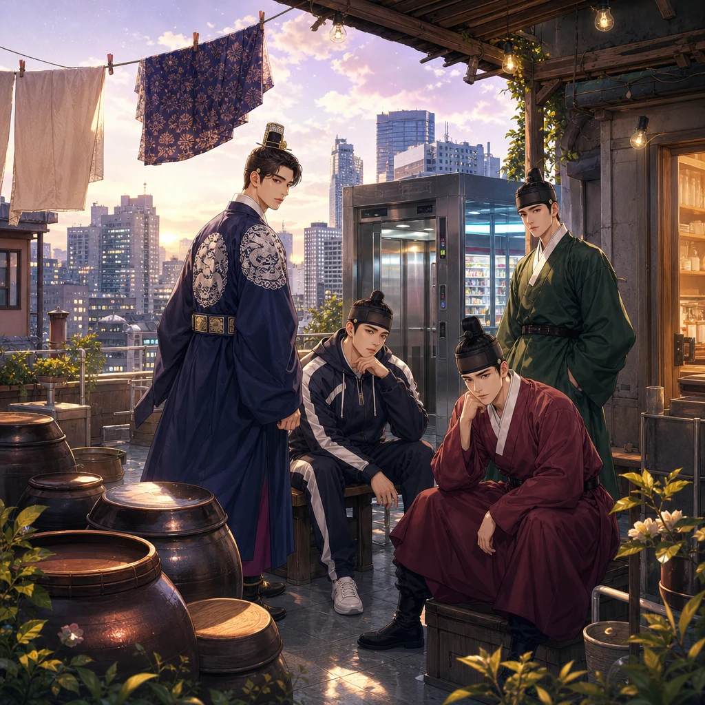 옥탑방 왕세자 — 300년을 건너온 세자